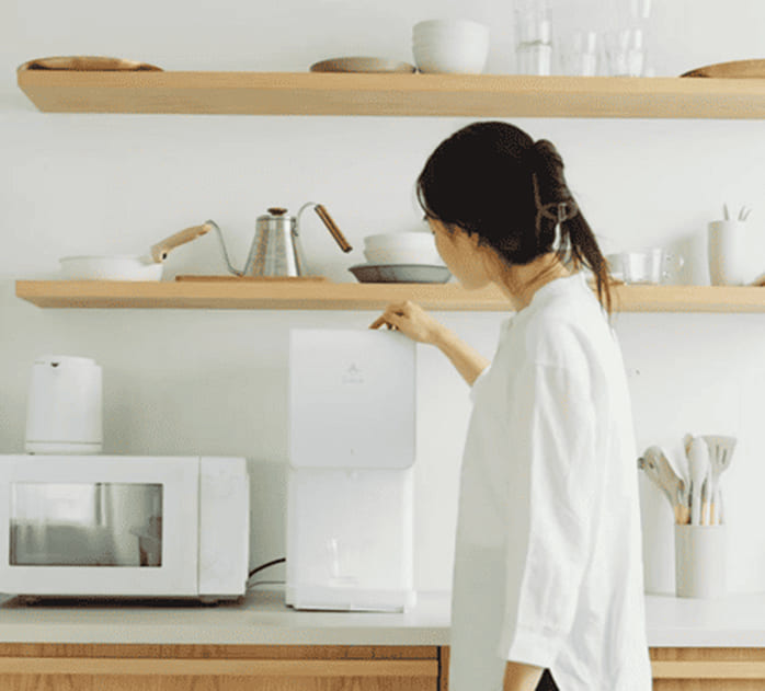 家でサーバーを使っている様子。