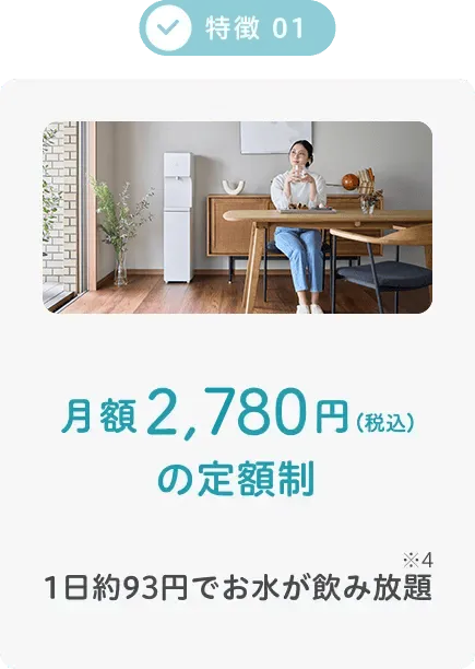 月額2,780円(税込)の定額制