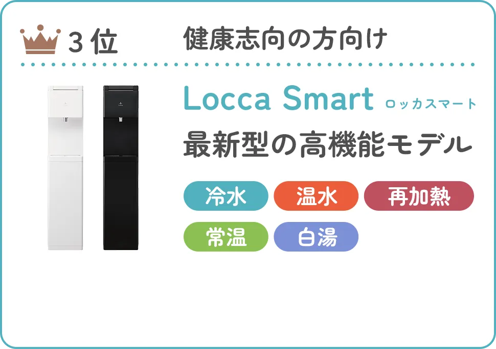 ３位 最新型の高機能モデル　Locca Smart