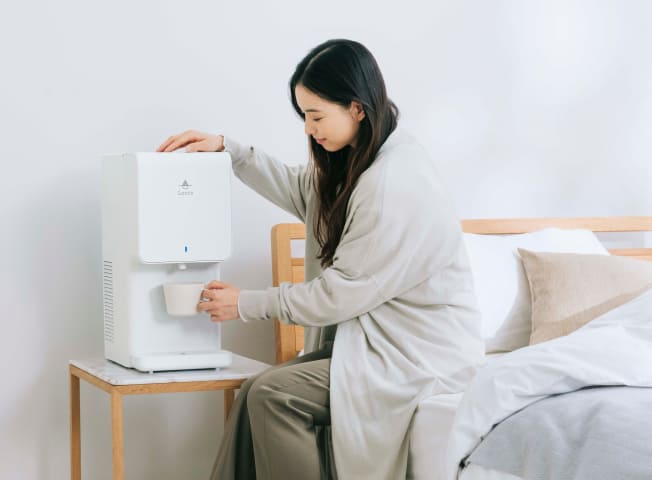 置き場所を選ばないコンパクトデザイン
