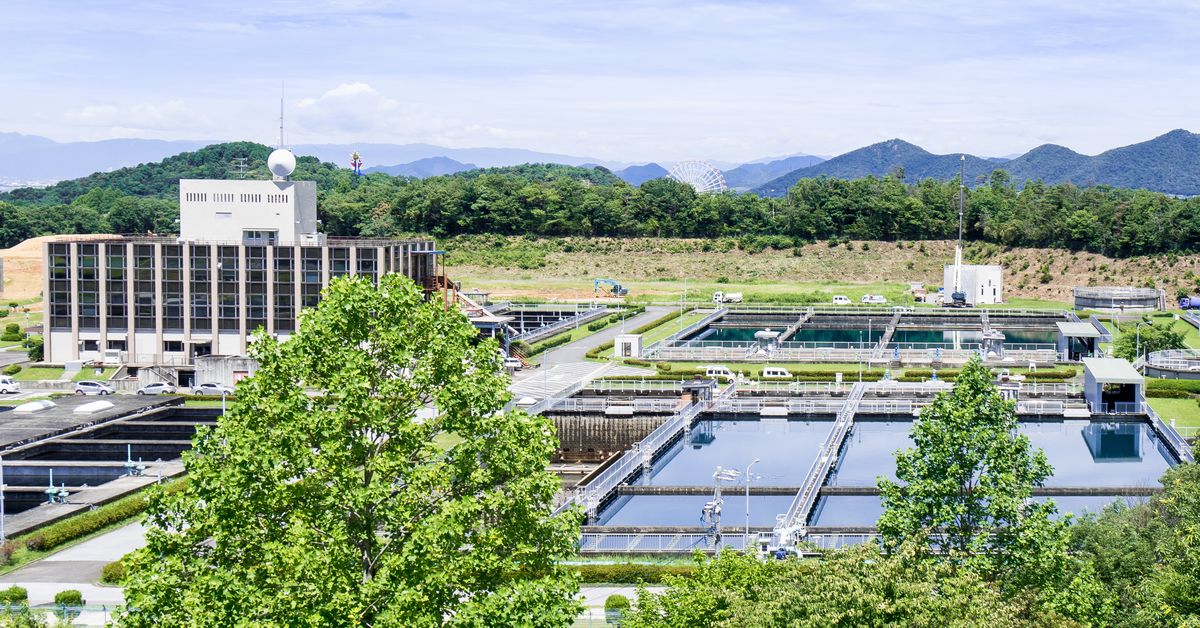 浄水場の画像